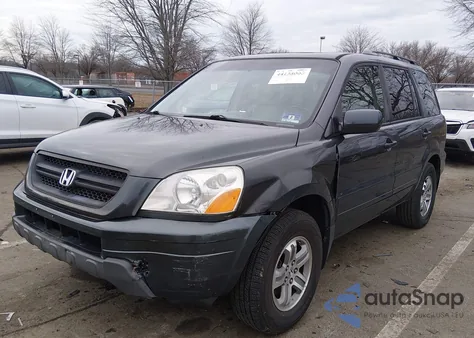 2005 Honda Pilot Ex-L z USA, uszkodzony, nr VIN 2HKYF18625H532246